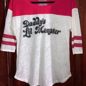 Suicide Squad Daddy’s Lil Monster Shirt Never Worn
